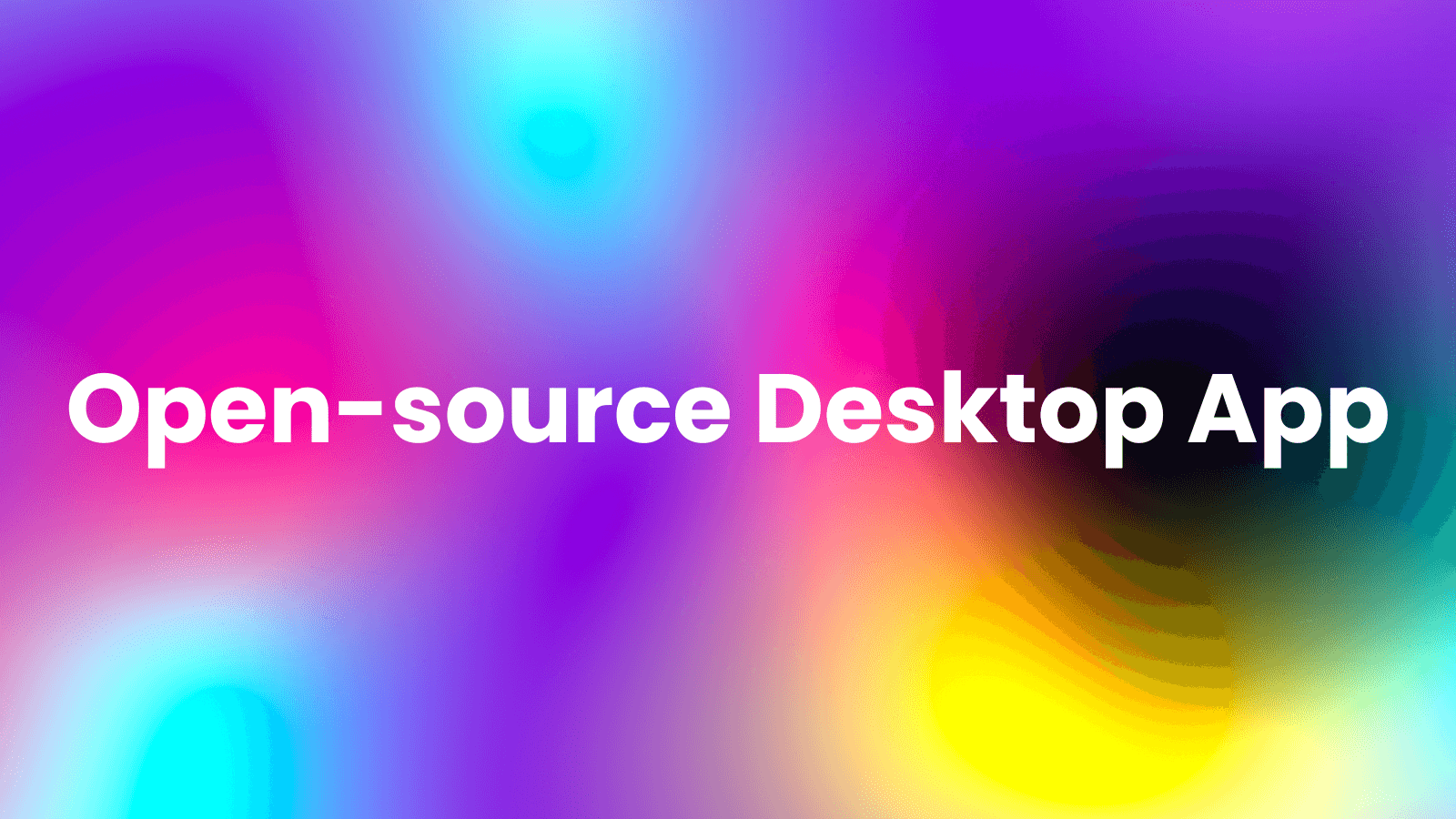 Blog hero image for blog post titled AgentOne Desktop Is Now Open Source